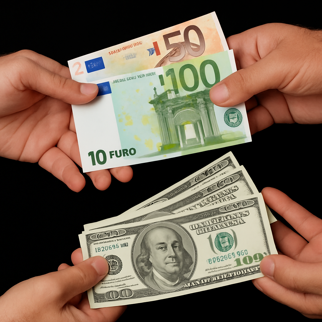 Exchanging Currencies between hands