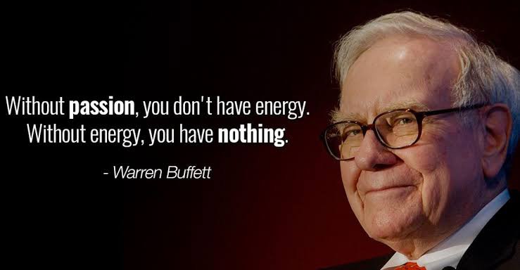 Warren Buffet on Passion